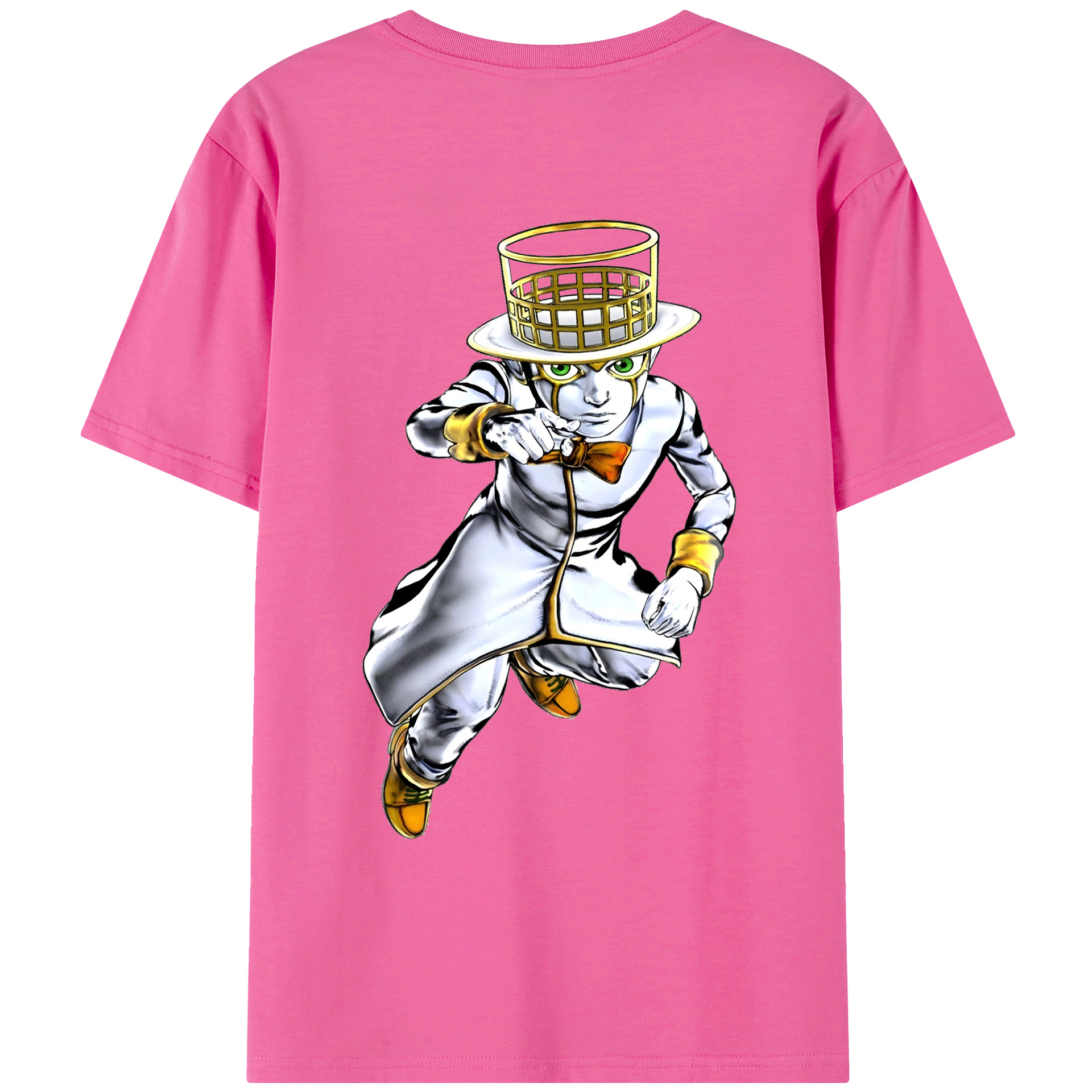 （画像用） ジョジョの奇妙な冒険 岸辺 露伴（きしべ ろはん） JoJo's Bizarre Adventure Rohan Kishibe レディース半袖Tシャツ(バックプリント)
